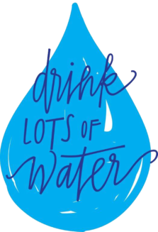Drink Lots of Water (droplet)